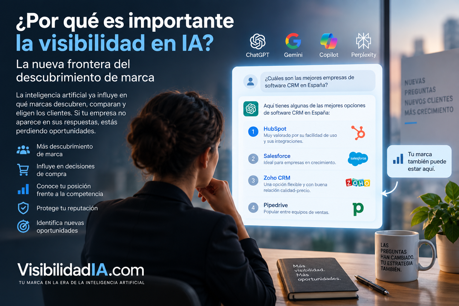 ¿Por qué es importante la visibilidad en IA?