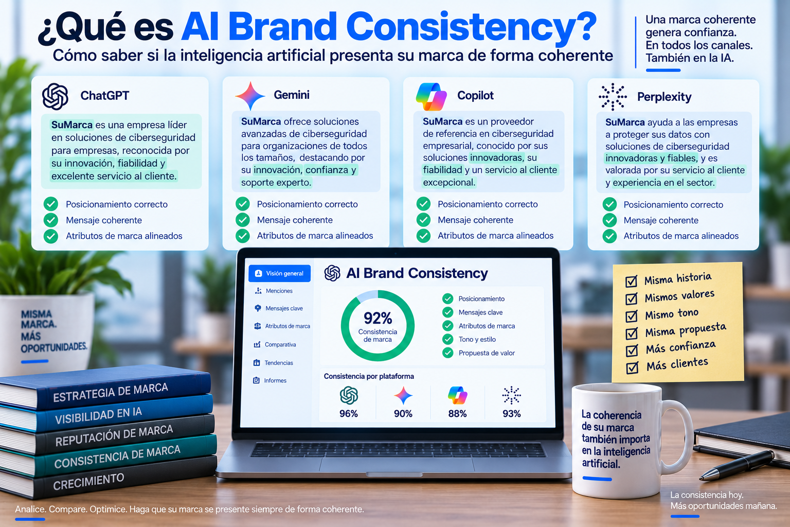¿Qué es AI Brand Consistency? Cómo saber si la inteligencia artificial presenta su marca de forma coherente