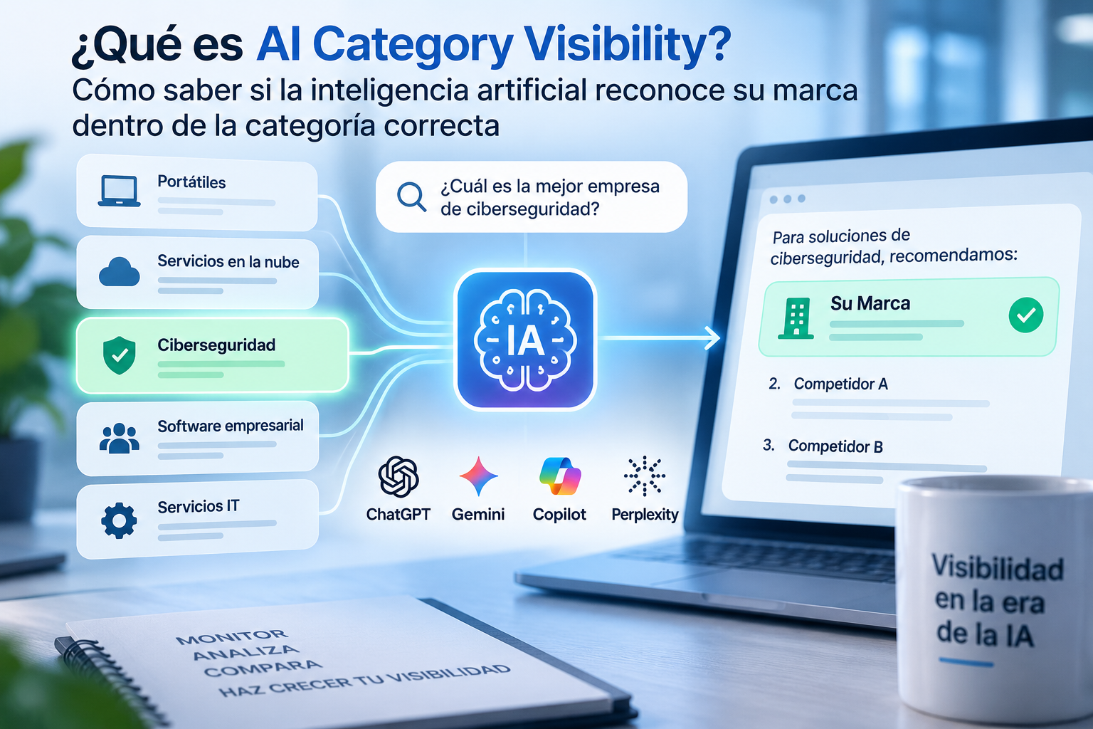 ¿Qué es AI Category Visibility? Cómo saber si la inteligencia artificial reconoce su marca dentro de la categoría correcta