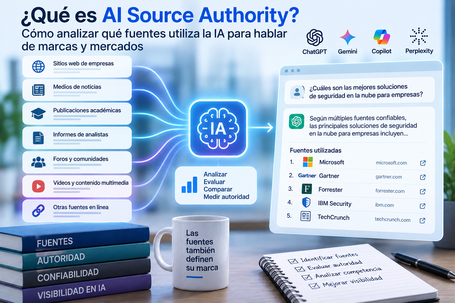 ¿Qué es AI Source Authority? Cómo analizar qué fuentes utiliza la IA para hablar de marcas y mercados